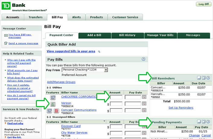 Pay Bills Faster with Bill Pay